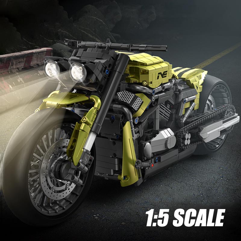 Technische Stad 2427pcs Harley - Model Kit Vespa recensie en prijs