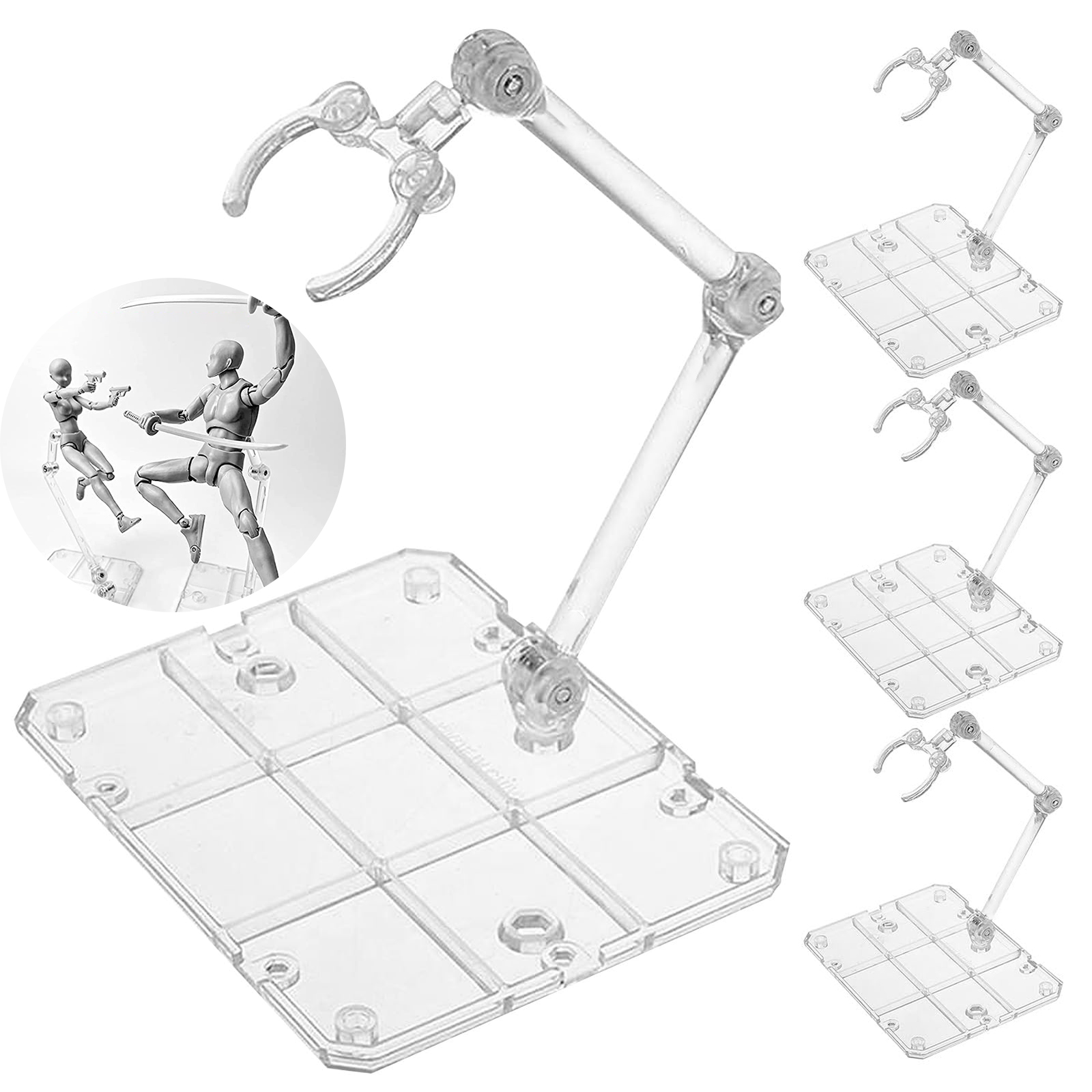 Clear Action Figure Stand, Mon - Model Kit Eva recensie en prijs